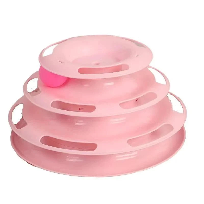 Interactive Multi-Level Ball Tower for Cats – BrainSafe™