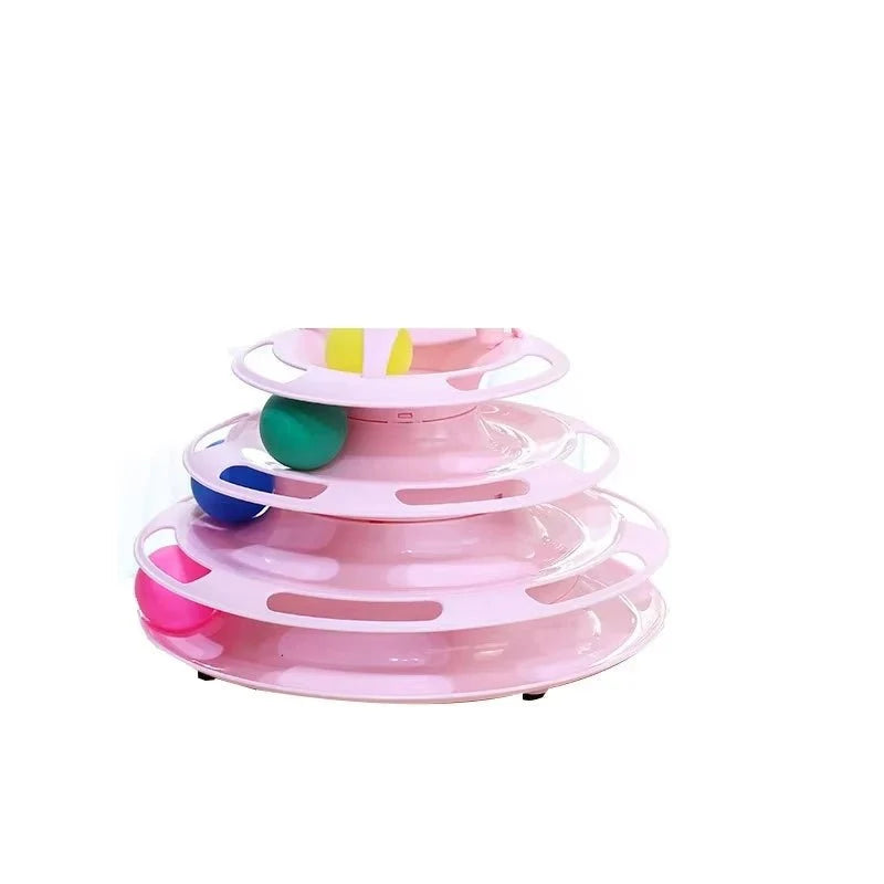 Interactive Multi-Level Ball Tower for Cats – BrainSafe™