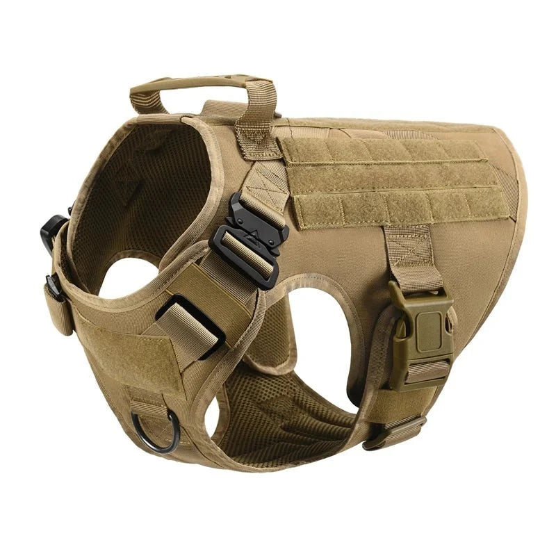 Tactical Adjustable Dog Harness with Handle – SecureSphere™
