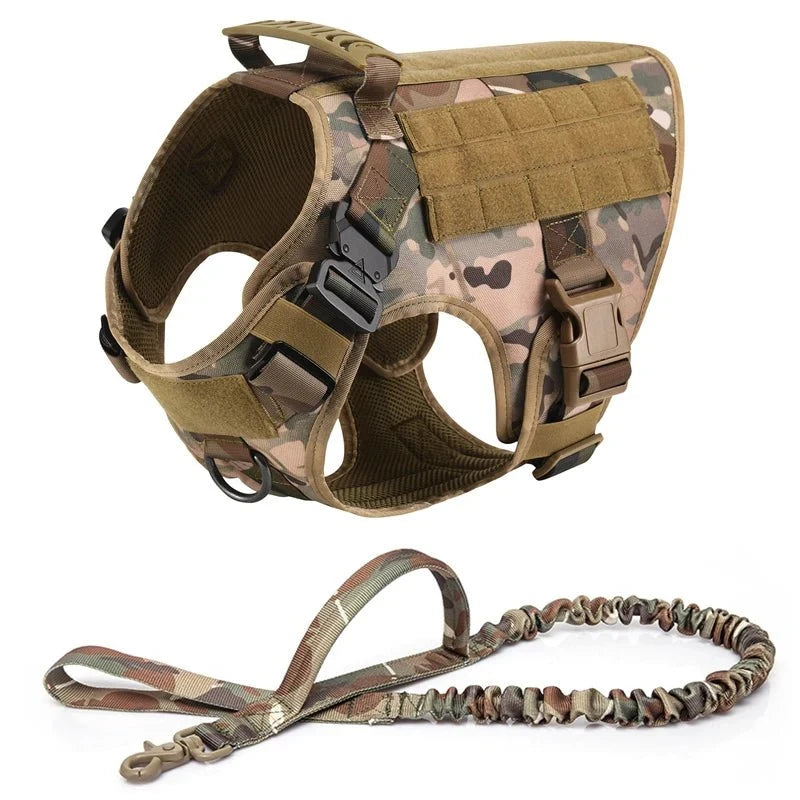 Tactical Adjustable Dog Harness with Handle – SecureSphere™