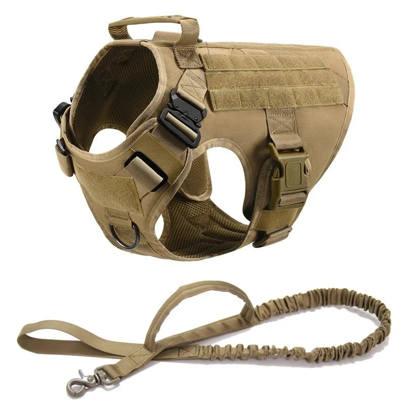 Tactical Adjustable Dog Harness with Handle – SecureSphere™