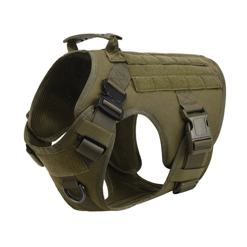 Tactical Adjustable Dog Harness with Handle – SecureSphere™