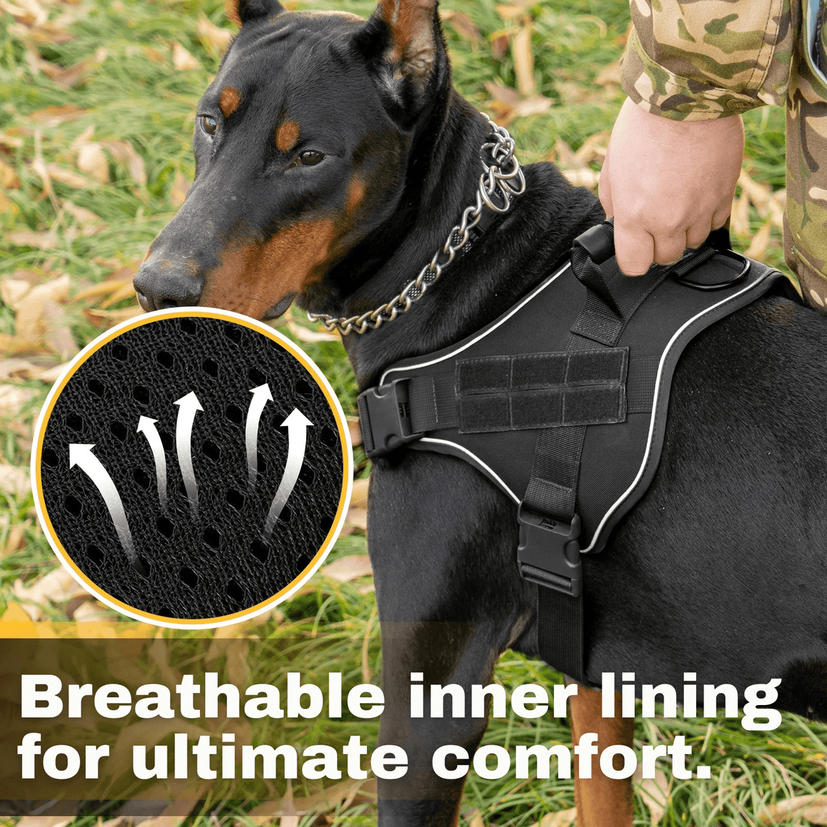 Tactical Dog Harness for Training – WalkMotion™