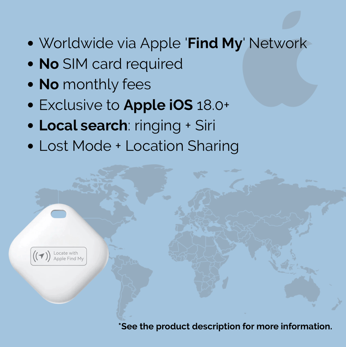 Mini GPS Bluetooth Pet Tracker for iOS – TrailCare™