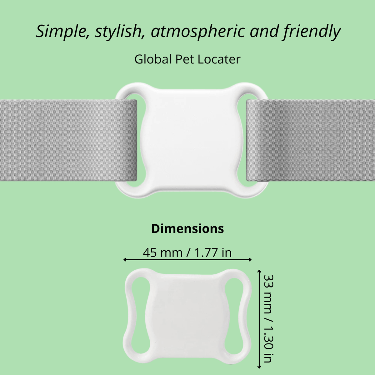 Bluetooth Pet Tracker with Adjustable Collar – LocateSphere™