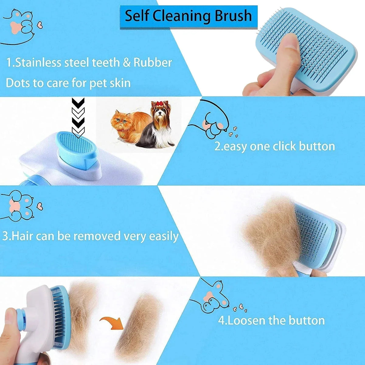 Pet Grooming Brush for Pets – GroomPlus™