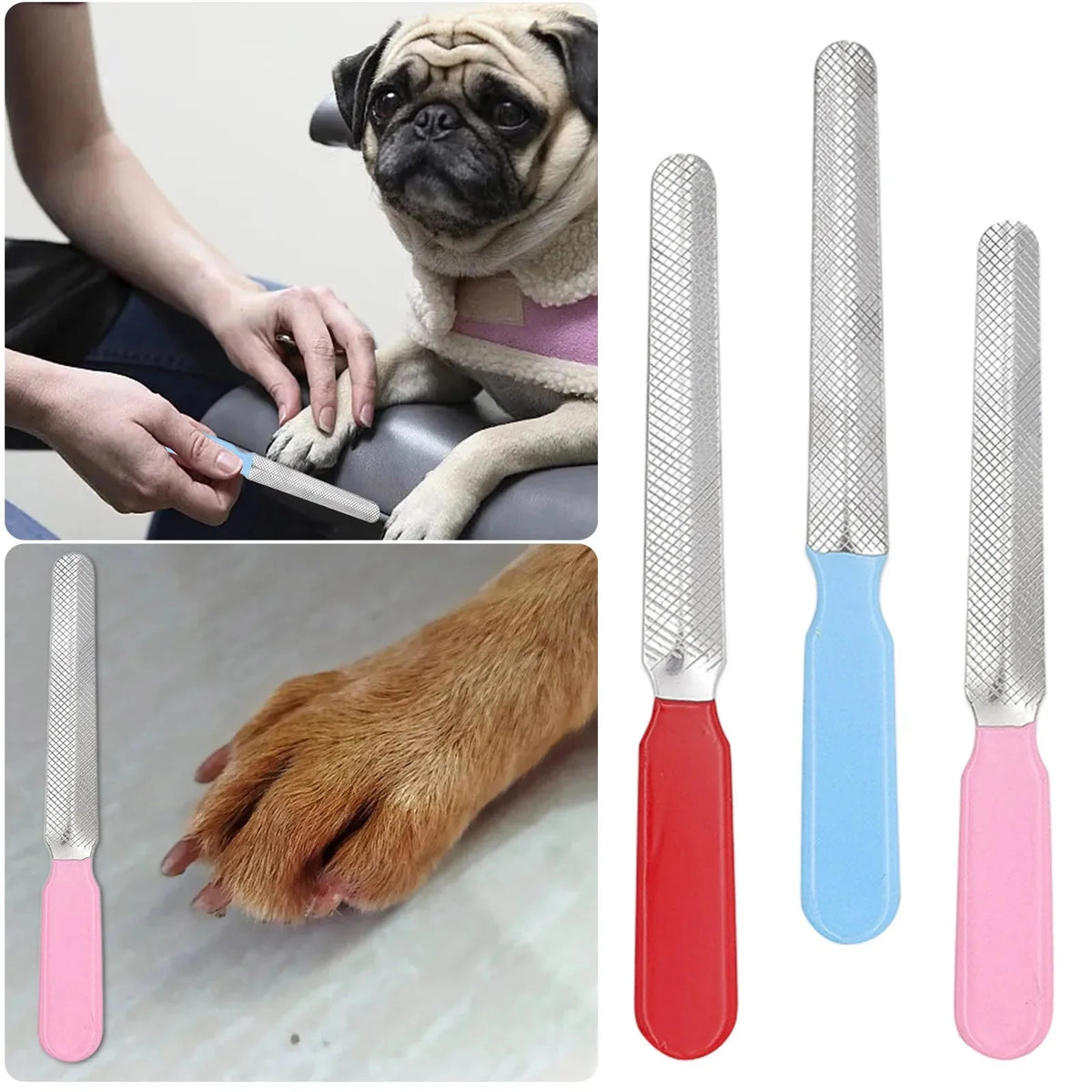Stainless Steel Pet Nail File for Dogs & Cats – CareHaven™