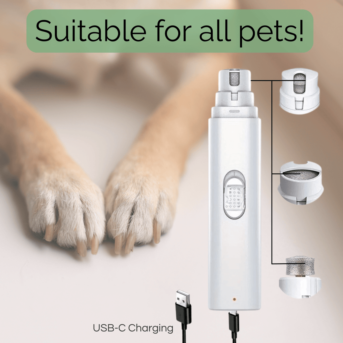 Electric Pet Nail Grinder for Pets – DetailWorks™