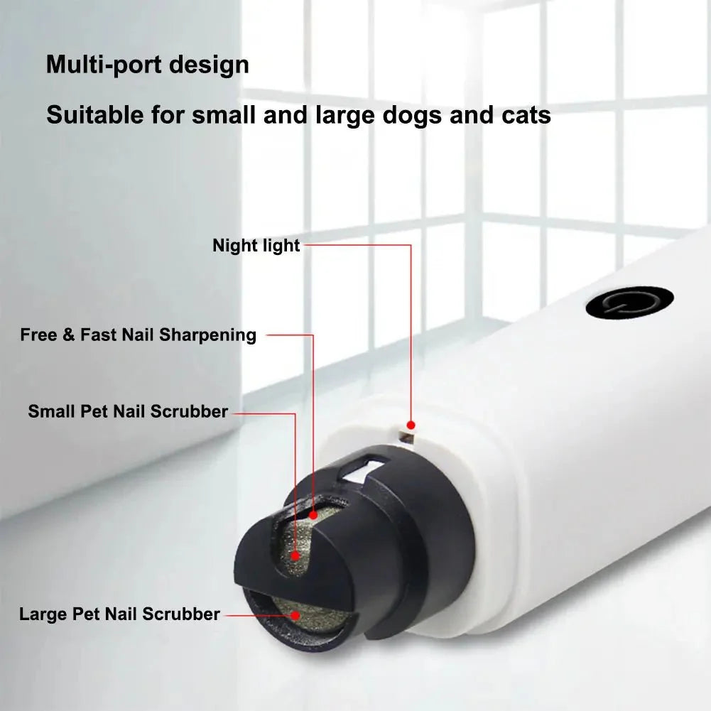 Rechargeable Electric Pet Nail Grinder – PolishFit™