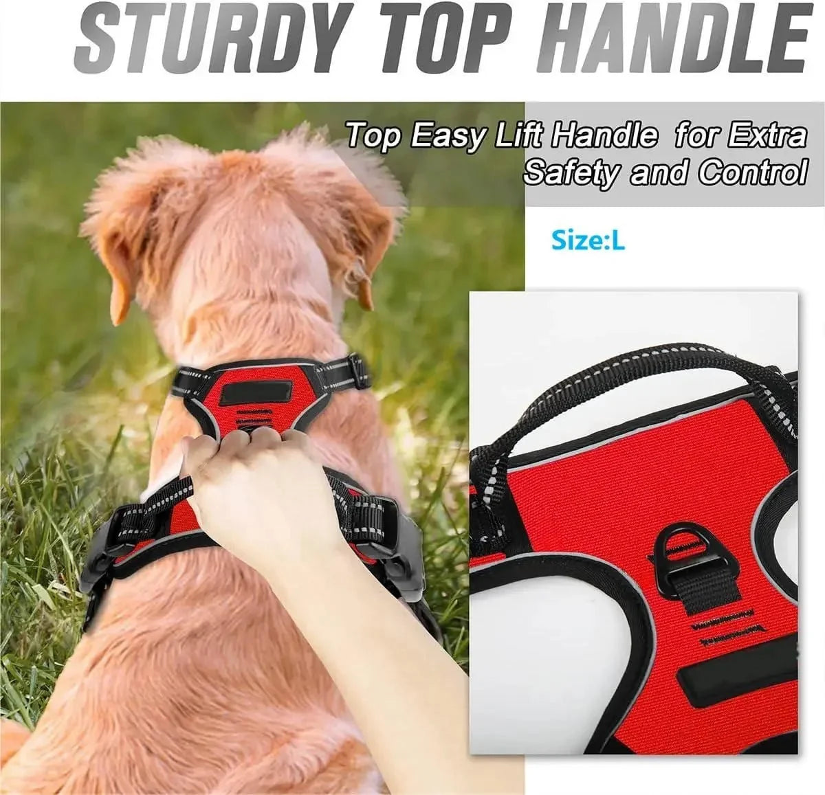 No-Pull Front-Clip Dog Harness – SecureCore™