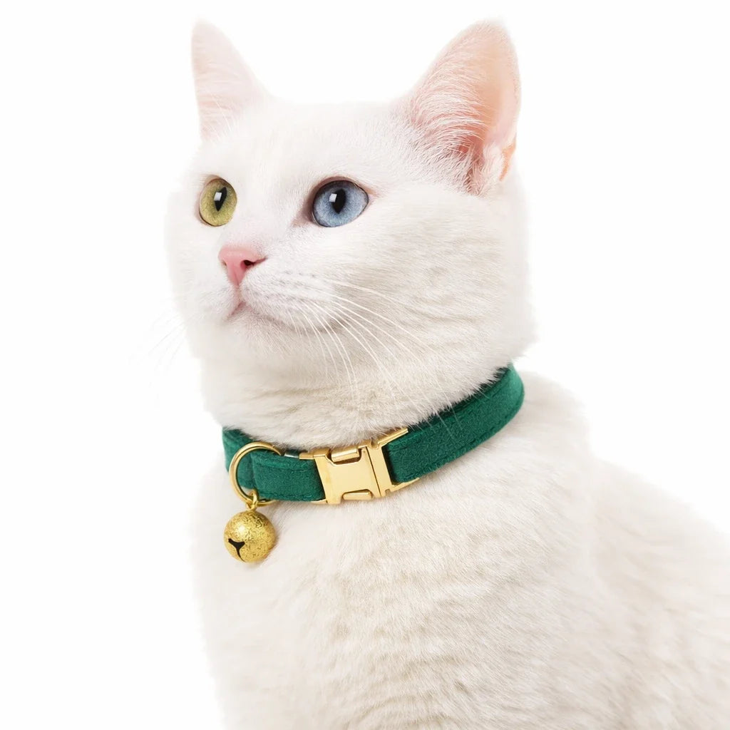 Reflective Cat Collar with Bell – FlexFlow™