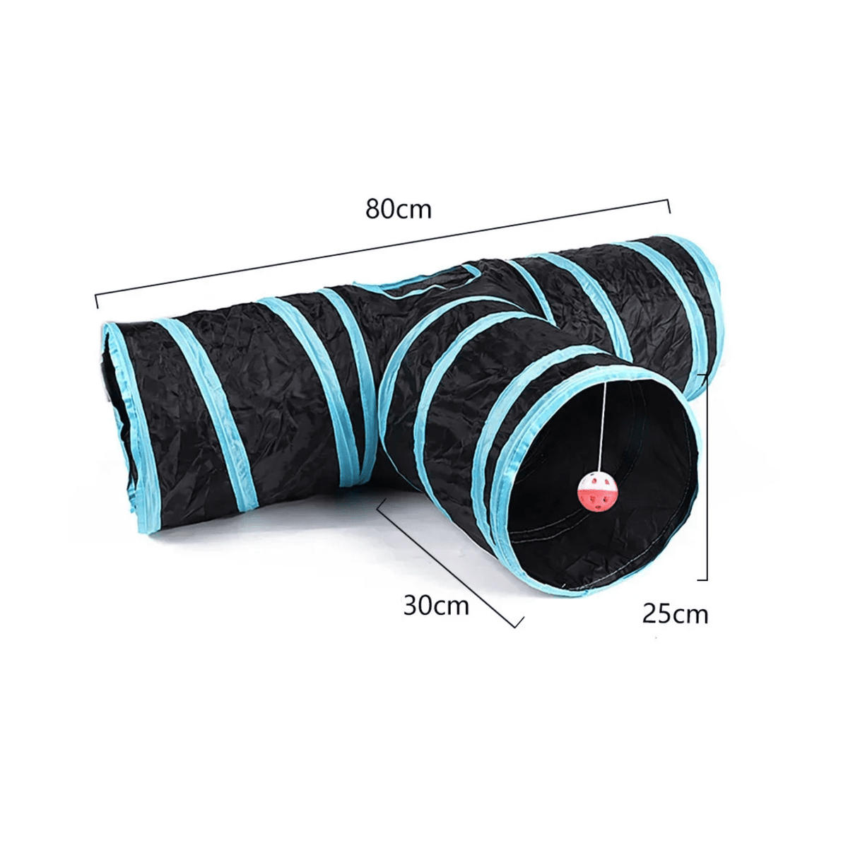 Foldable Cat Tunnel with Crinkle Sound – ComfortPeak™