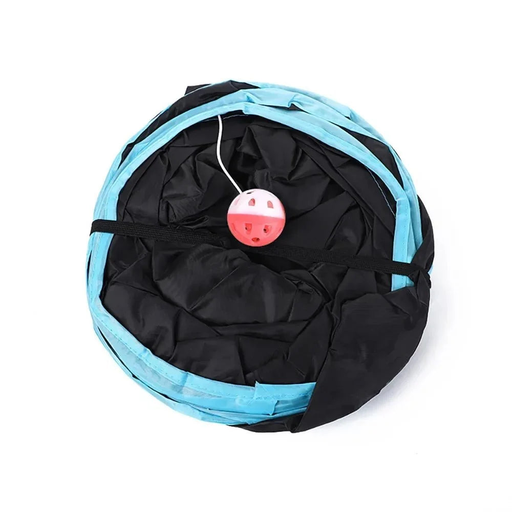 Foldable Cat Tunnel with Crinkle Sound – ComfortPeak™