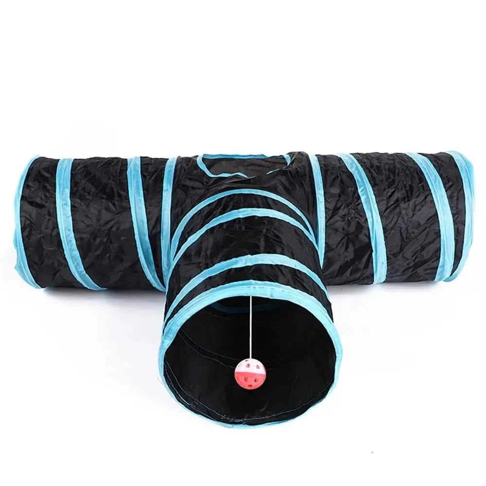 Foldable Cat Tunnel with Crinkle Sound – ComfortPeak™