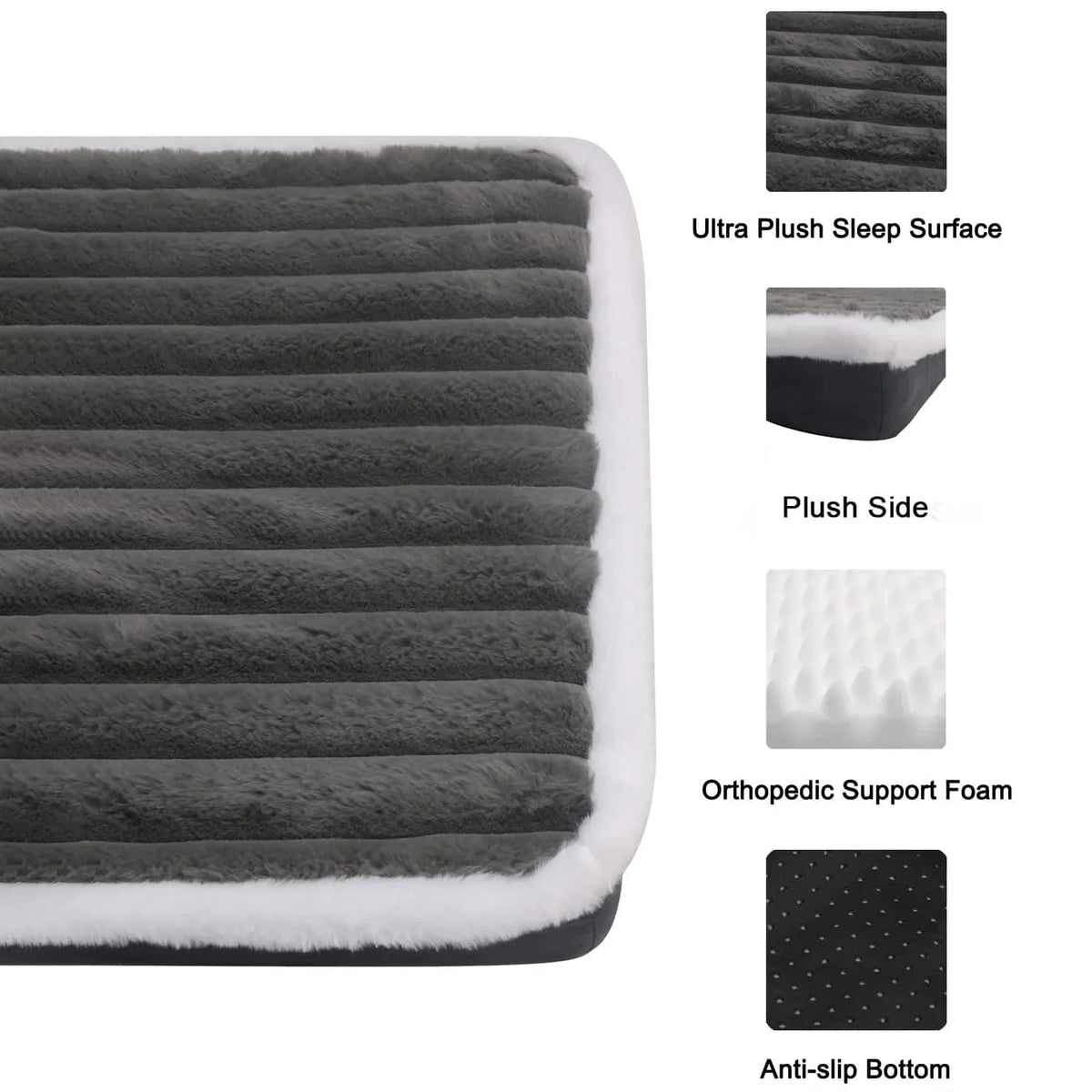 Orthopedic Plush Dog Bed – NestPort™