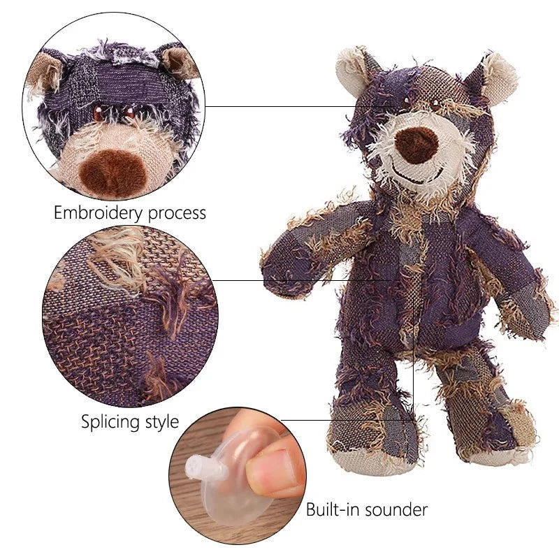 Tailented TailFresh™ – teddy bear with squeaker for Pets