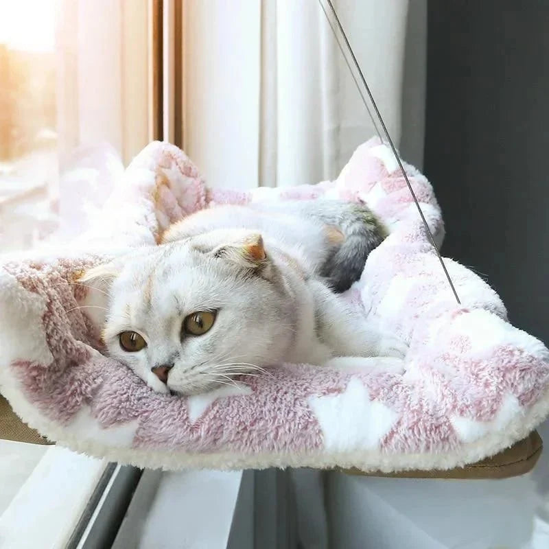 Tailented SoftPeak™ – Pet Window Hammock for Cats