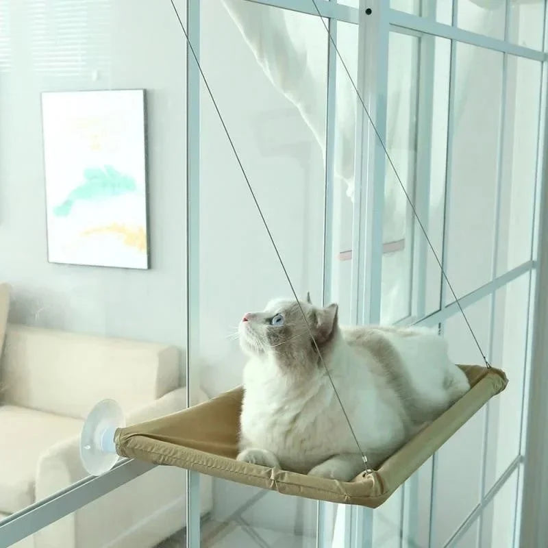 Tailented SoftPeak™ – Pet Window Hammock for Cats