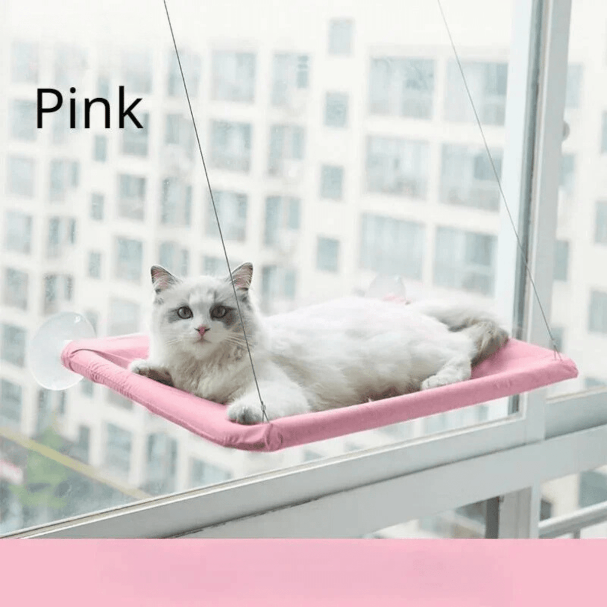 Tailented SoftPeak™ – Pet Window Hammock for Cats