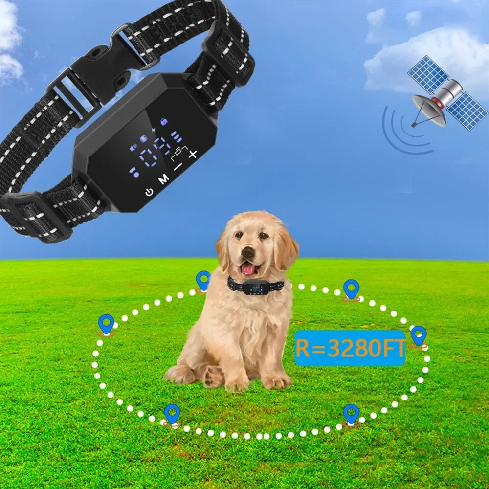 GPS Dog Tracker Collar with Geofencing – ScoutCraft™