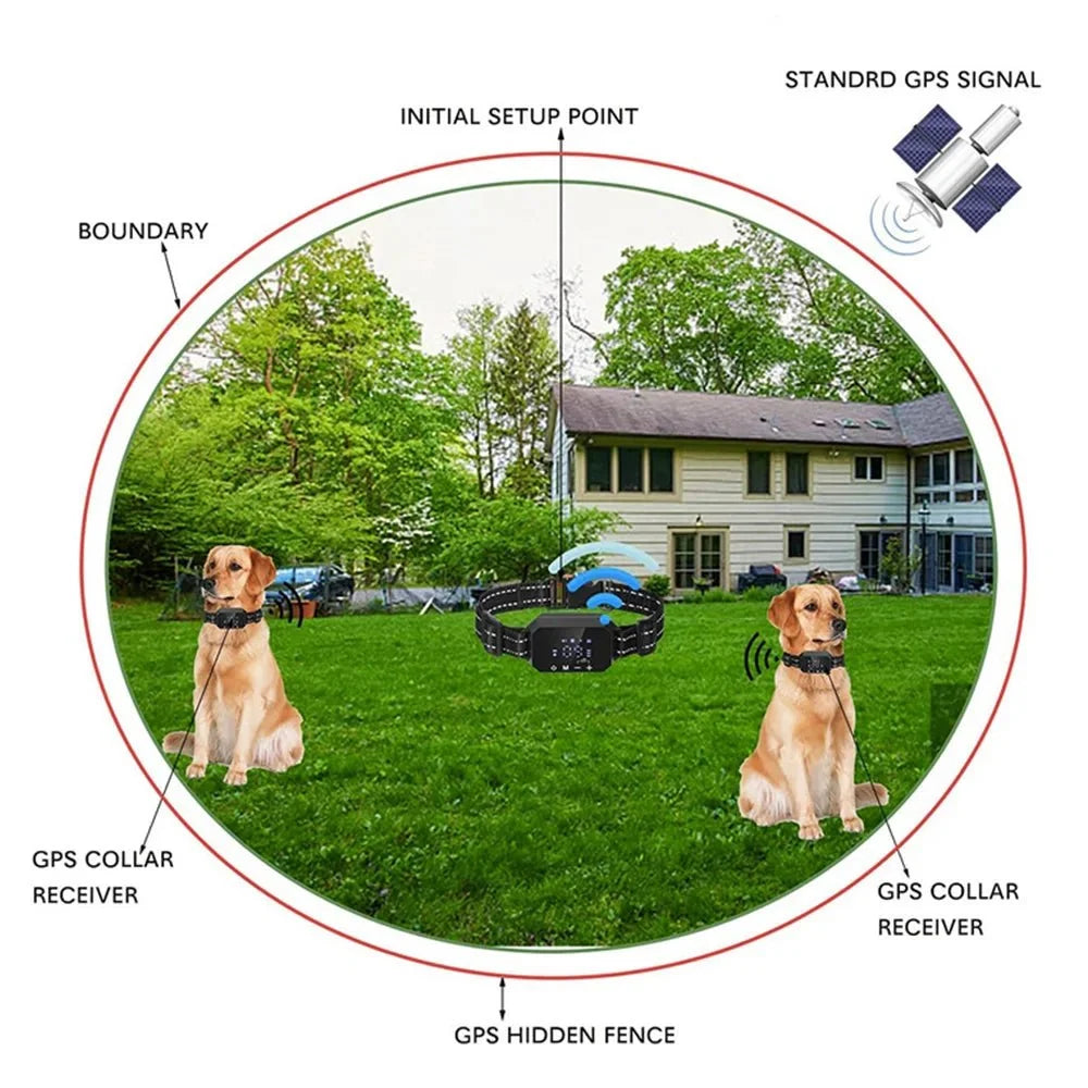GPS Dog Tracker Collar with Geofencing – ScoutCraft™