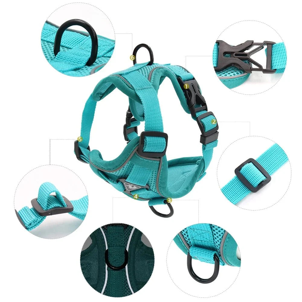 Reflective Dog & Cat Harness – RouteWise™