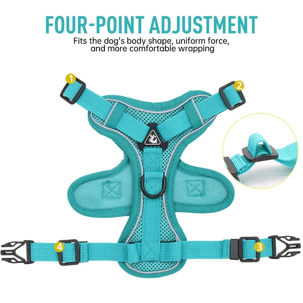 Reflective Dog & Cat Harness – RouteWise™