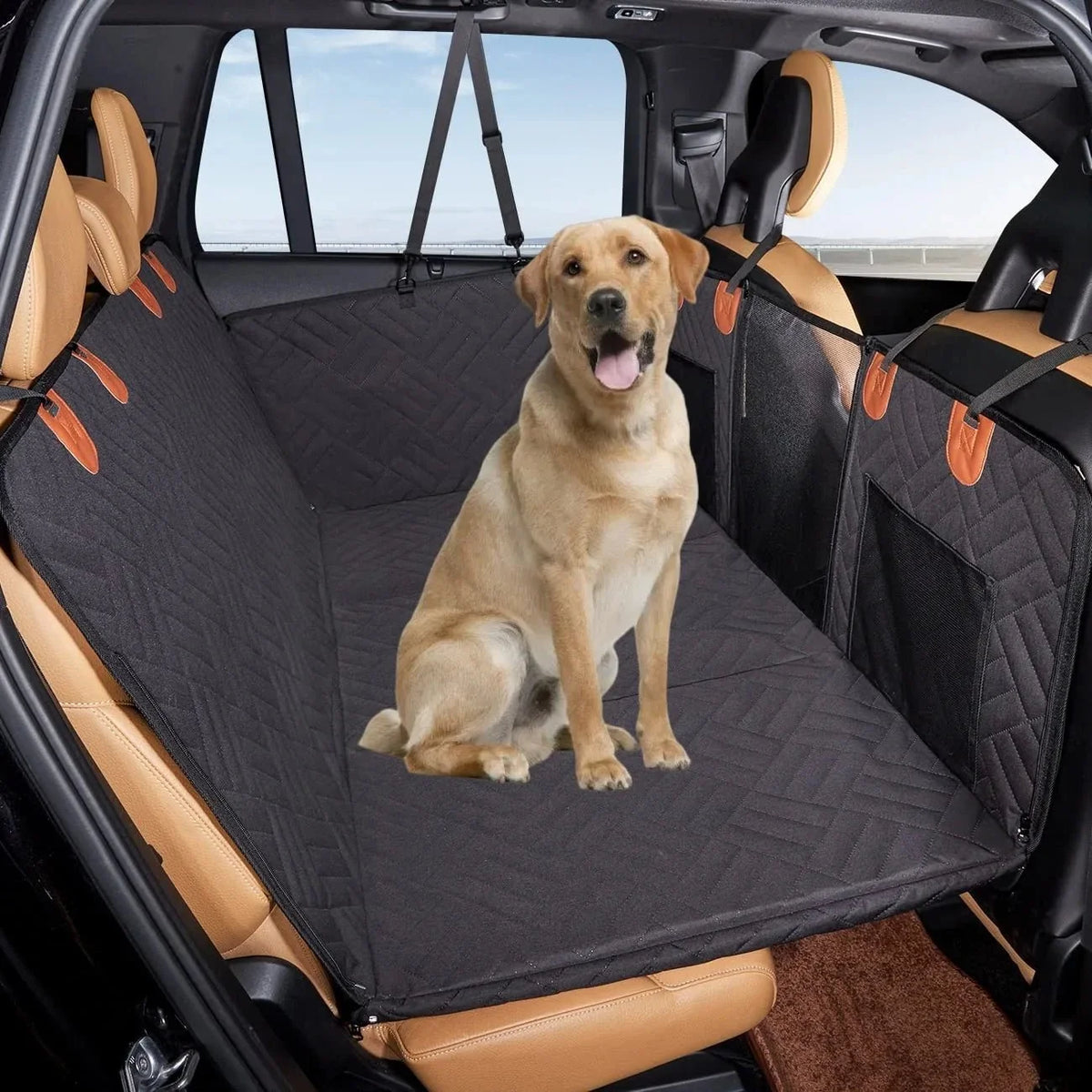 Tailented SeatCare™ – Waterproof Pet Car Seat & Cargo Protection Cover for Dogs