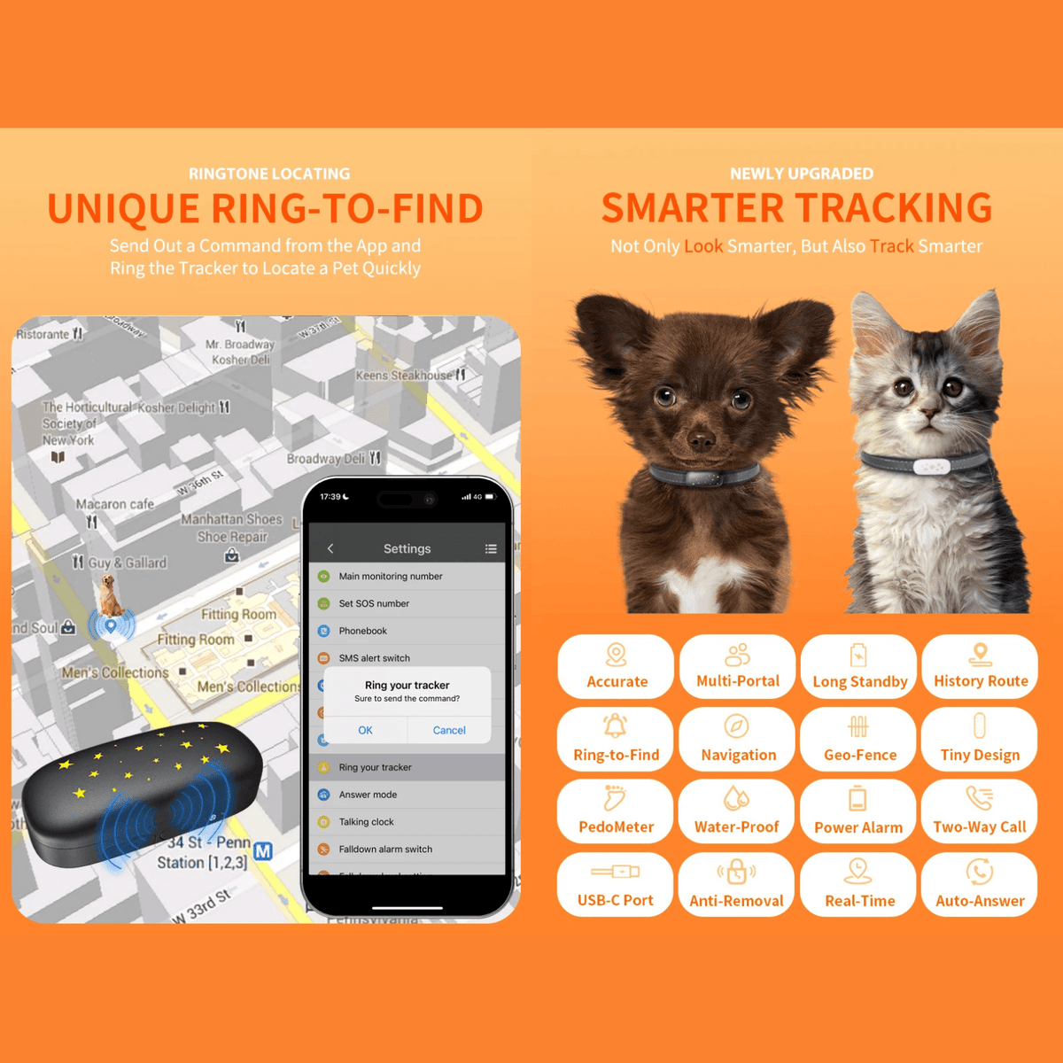 4G GPS Pet Tracker for Dogs & Cats – LocatePeak™