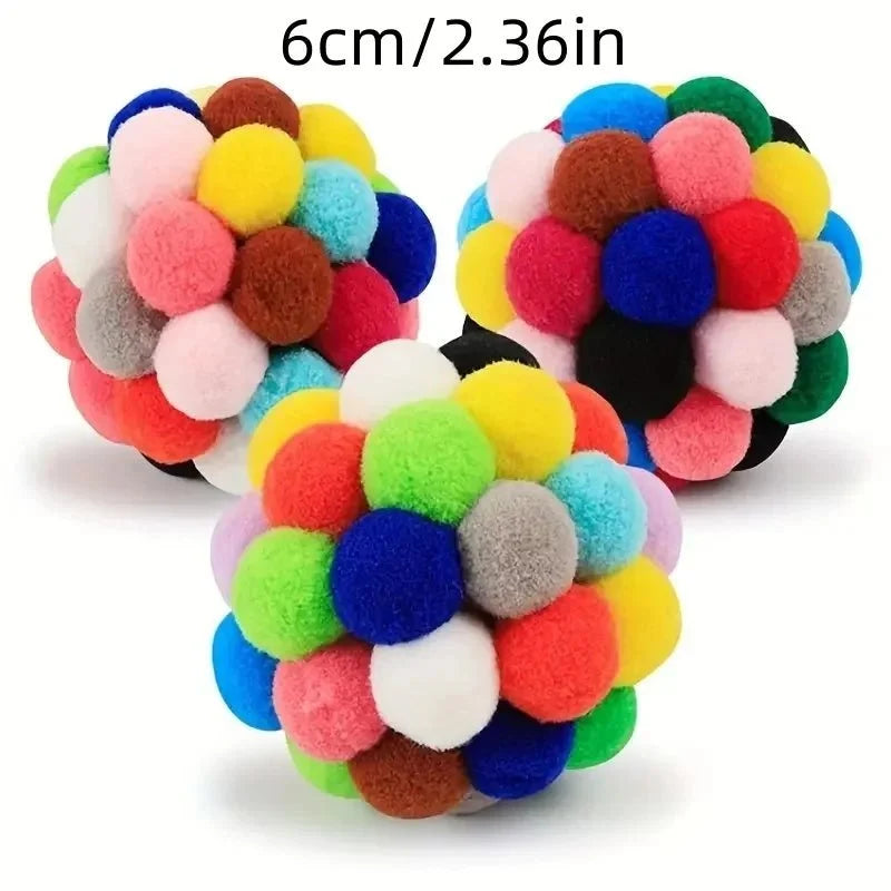 Cat Toy Balls with Bells & Plush Textures – CarePlus™