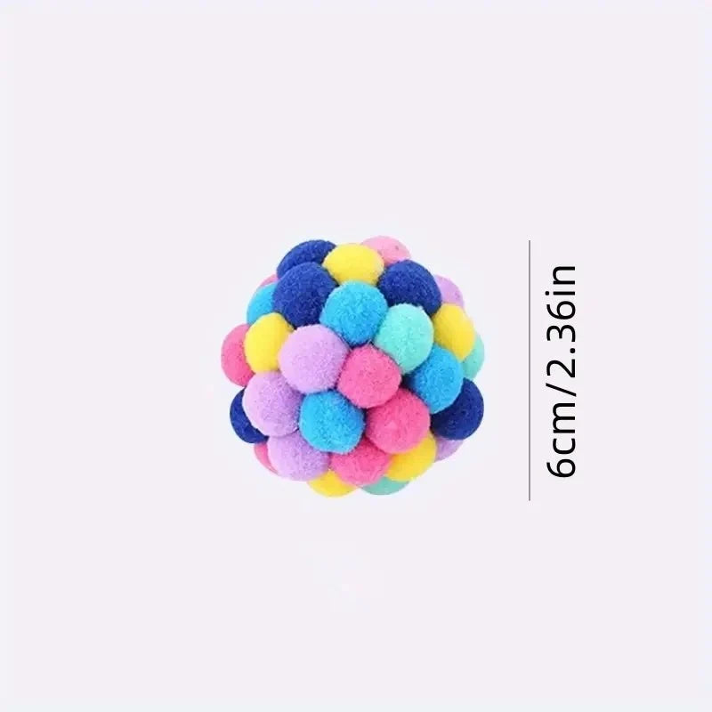 Cat Toy Balls with Bells & Plush Textures – CarePlus™
