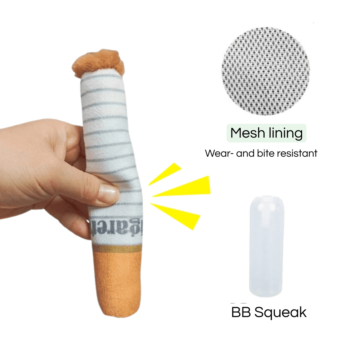 Plush Squeaky Dog Toy – EssentialFit™