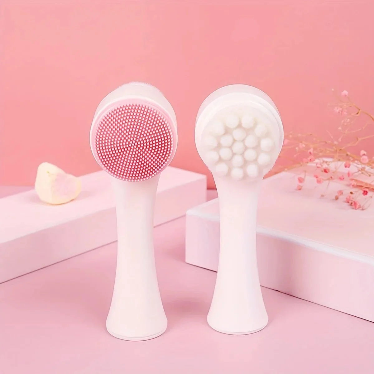 2-in-1 Pet Paw Cleaner & Massage Brush – SilkSense™