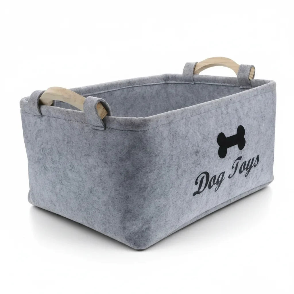 Felt Pet Toy Storage Basket – ChewPro™