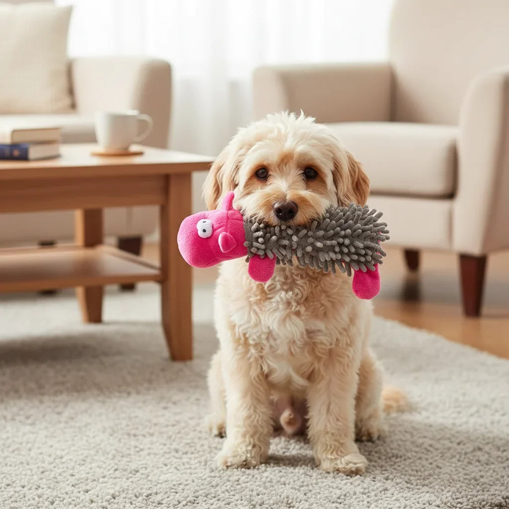Squeaky Animal Chew Toy for Small Dogs – ChaseSphere™