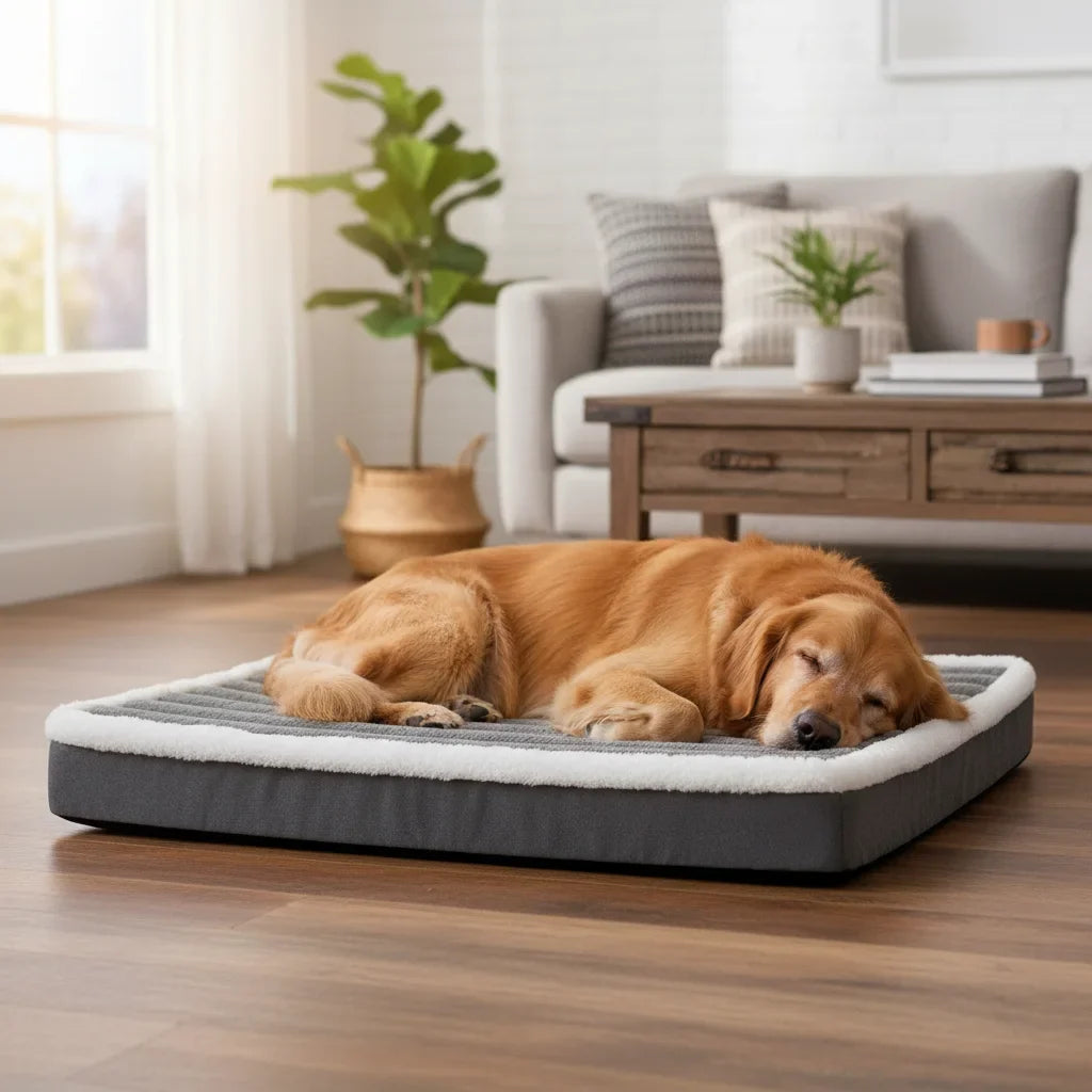 Orthopedic Plush Dog Bed – NestPort™