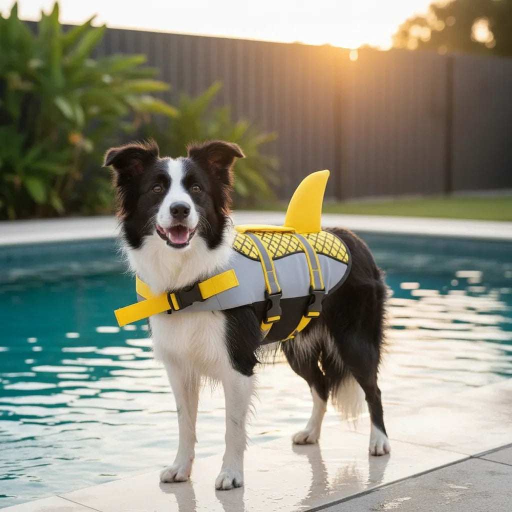 Shark Design Dog Life Jacket – WalkEase™