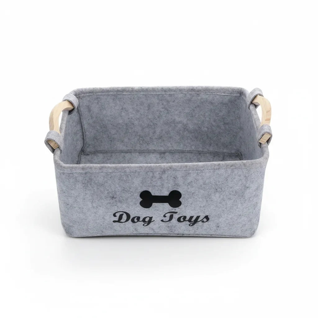 Felt Pet Toy Storage Basket – ChewPro™