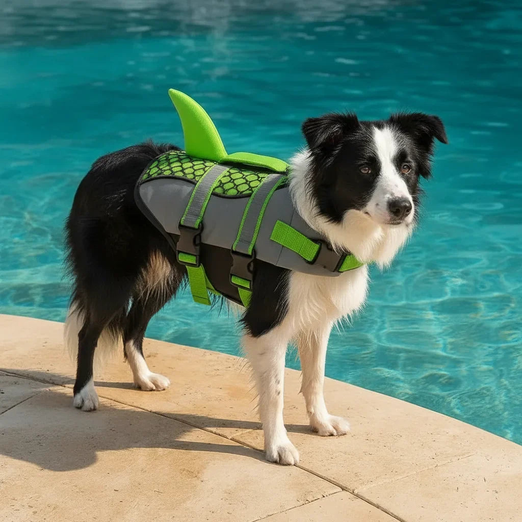 Shark Design Dog Life Jacket – WalkEase™