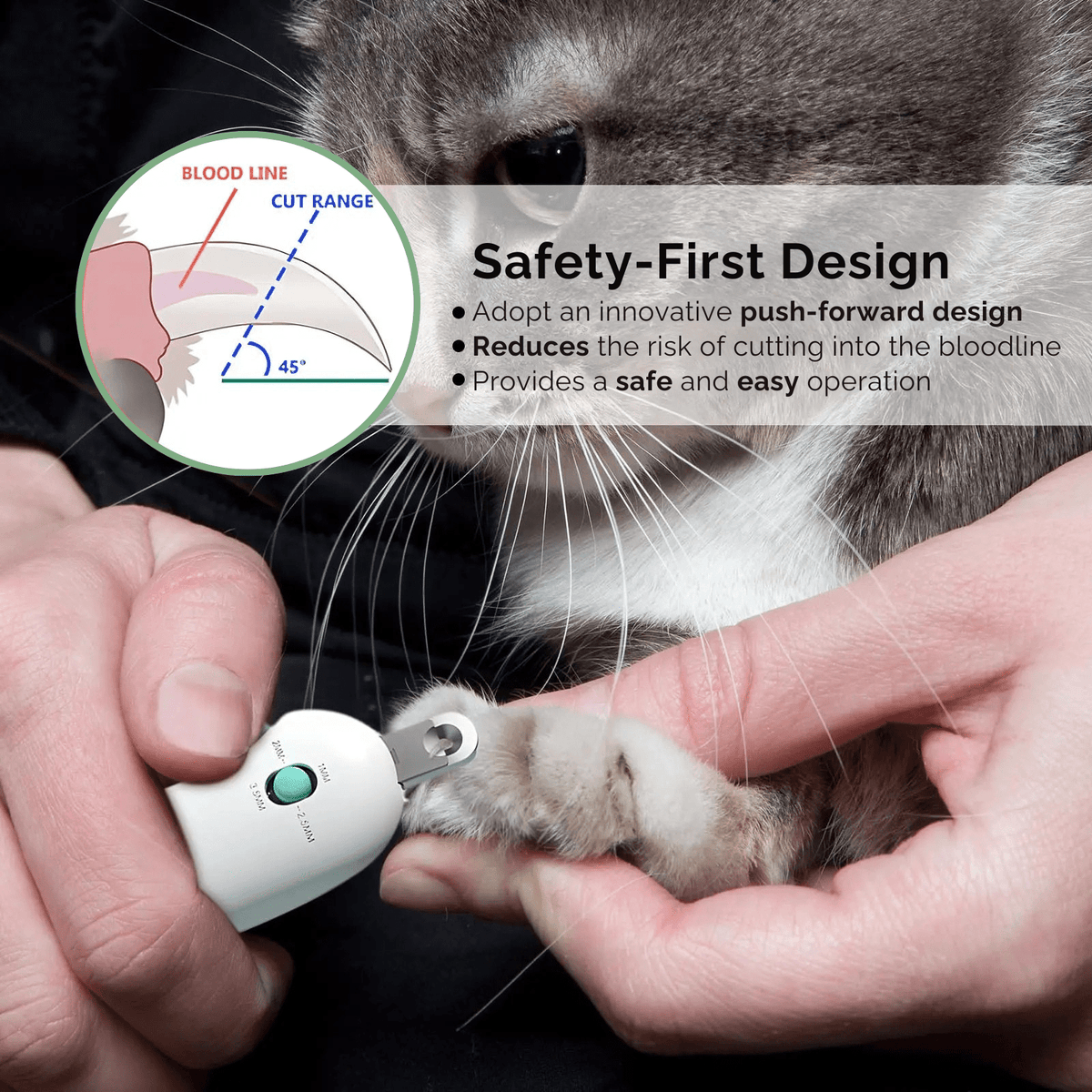 Professional Pet Nail Clipper for Dogs & Cats – PolishComfort™