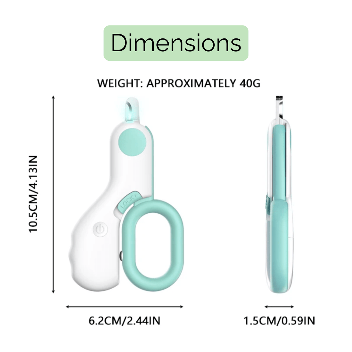 Pet Nail Clipper with LED Light for Cats – TrimNest™