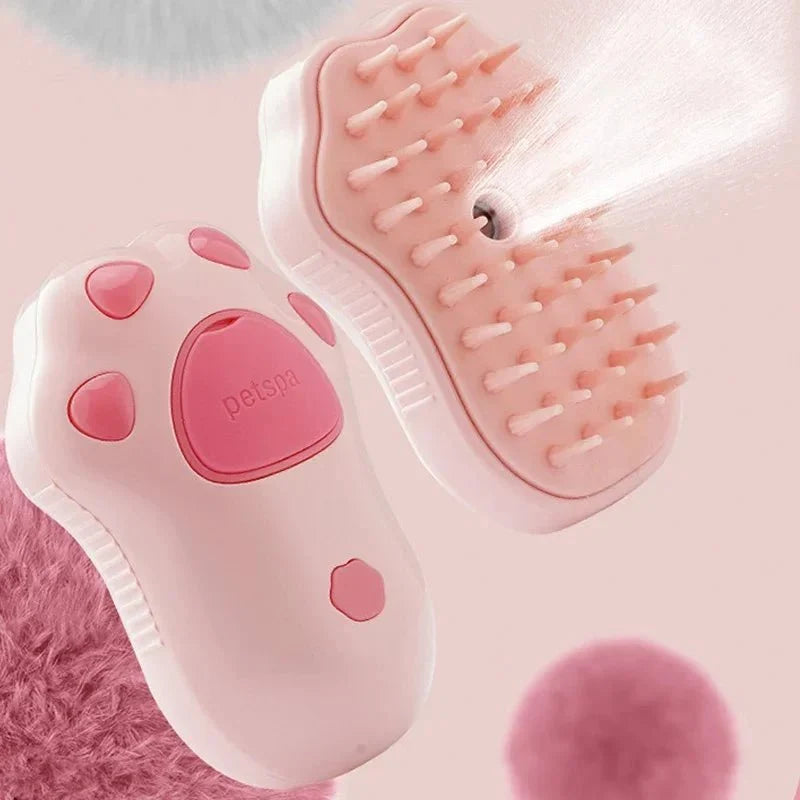 3-in-1 Steam Pet Grooming Brush – CareAdventure™