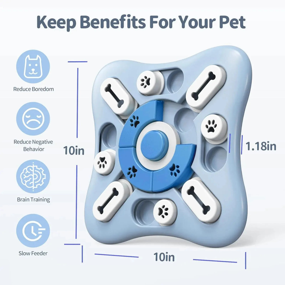 Interactive Dog Training & Food Puzzle Toy – BowlTrail™