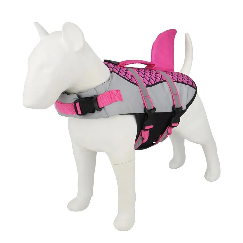 Shark Design Dog Life Jacket – WalkEase™