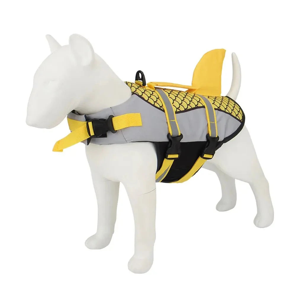 Shark Design Dog Life Jacket – WalkEase™
