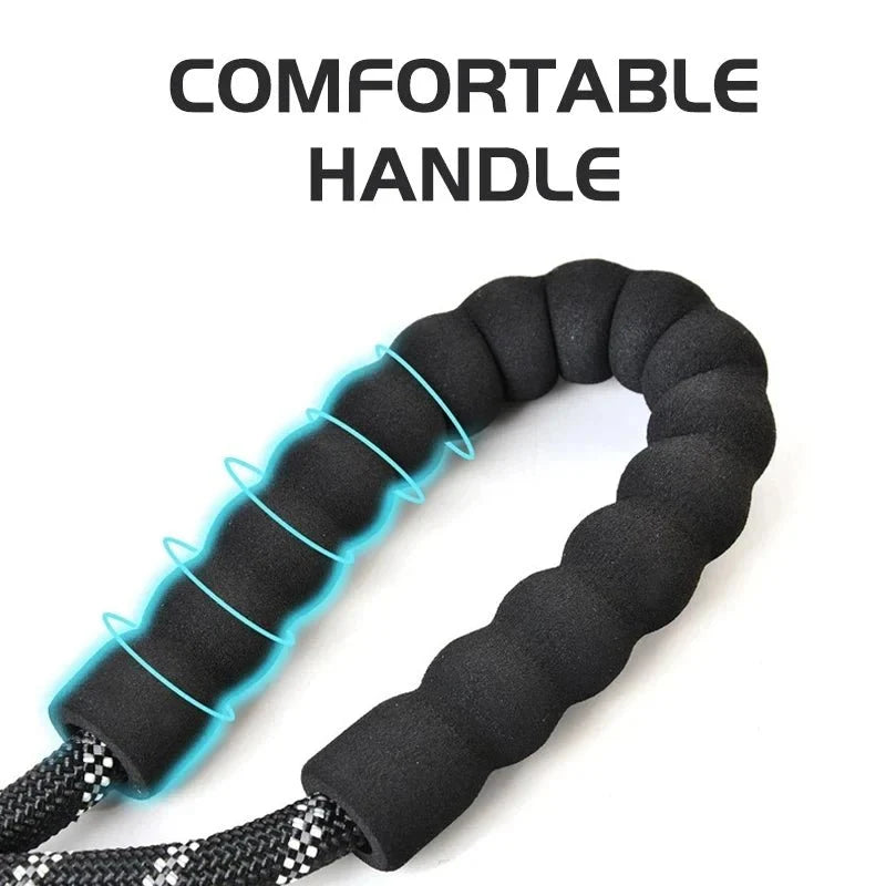 Reflective Dog Leash with Padded Handle – RouteReady™