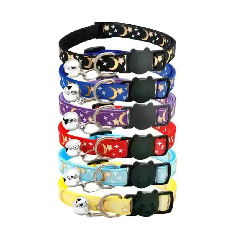 Reflective Cat Collar with Bell – FlexWave™