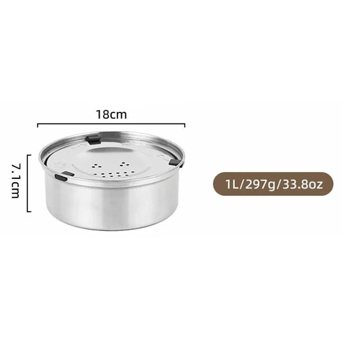 Spill-Proof Stainless Steel Dog Water Bowl – NourishFit™