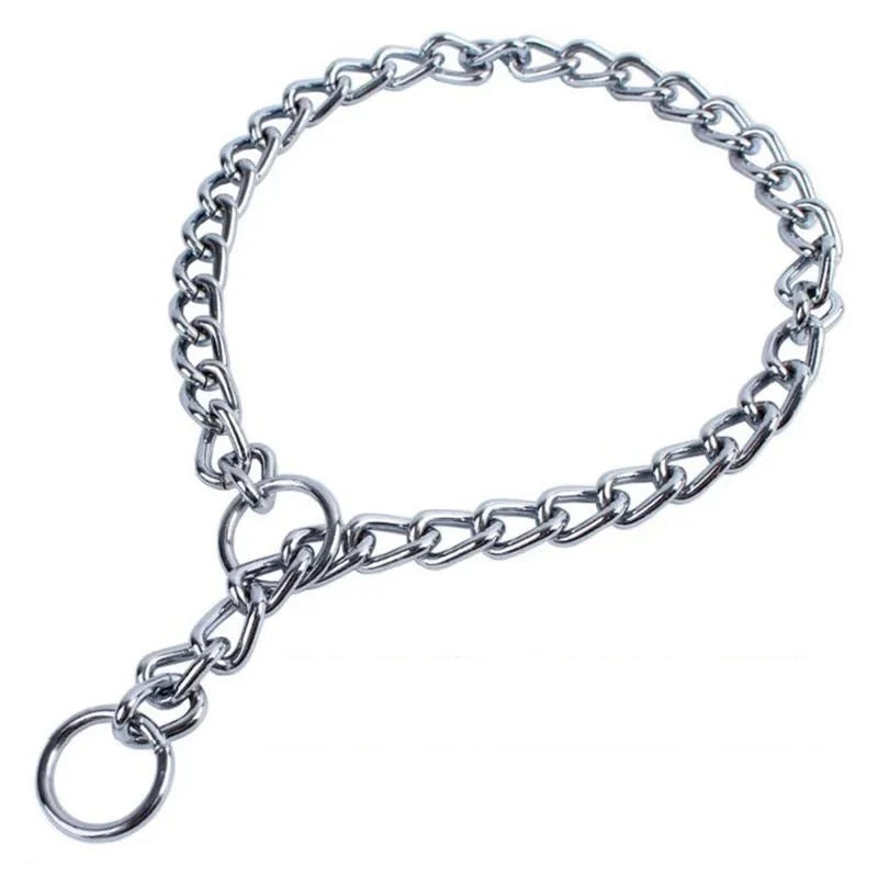 Stainless Steel Slip Chain Dog Collar – LeadPro™