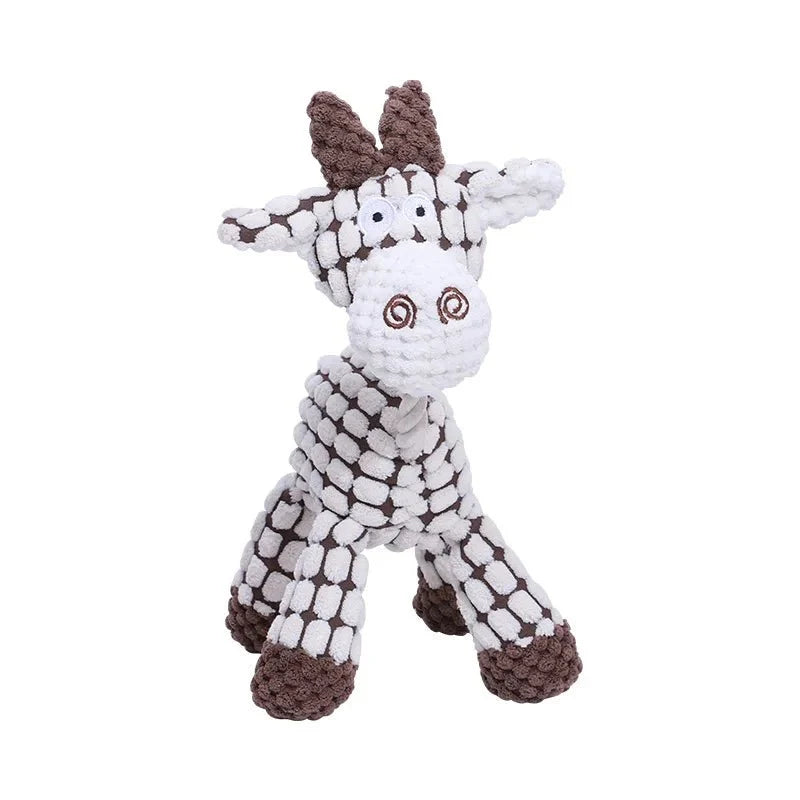 Squeaky Donkey Plush Dog Toy – TugFlex™